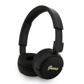   Guess Script Metal Logo vezeték nélküli fejhallgató fekete