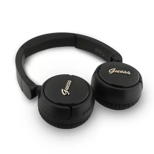 Guess Script Metal Logo vezeték nélküli fejhallgató fekete