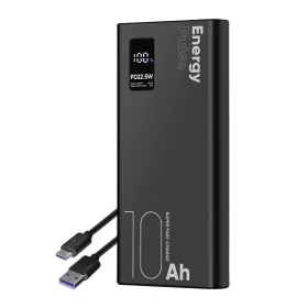  OBAL:ME EnergyPulse hordozható töltő 10000mAh 22.5W fekete
