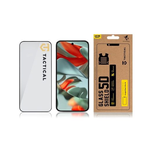 Tactical Glass Shield 5D üvegfólia a Google Pixel 9 Pro XL készülékhez fekete