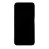 LCD kijelző + érintő egység + előlapi tok Huawei P40 Lite készülékhez éjfekete