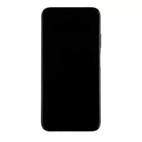   LCD kijelző + érintő egység + előlapi tok Huawei P40 Lite készülékhez éjfekete