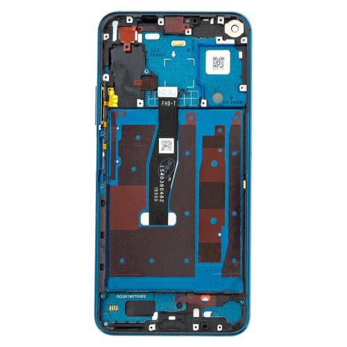 LCD kijelző + érintő egység + elülső tok Honor 20 Pro készülékhez kék