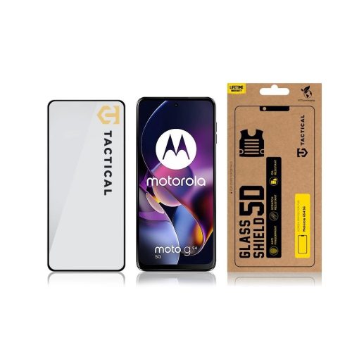Tactical Glass Shield 5D Motorola G54 5G/Power Edition készülékhez fekete