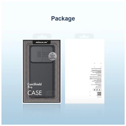 Nillkin CamShield PRO kemény tok Samsung Galaxy Note 20 Ultra készülékhez fekete