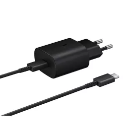   EP-TA800XBE Samsung 25W utazási töltő + USB-C adatkábel fekete