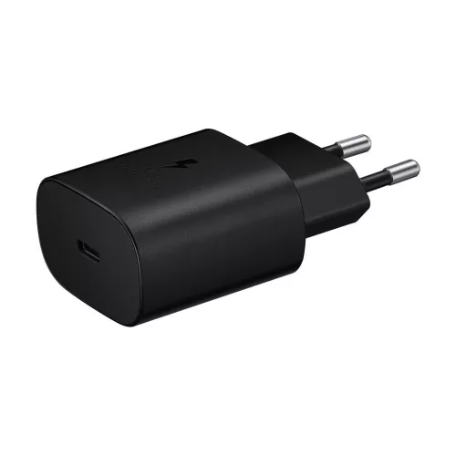 EP-TA800XBE Samsung 25W utazási töltő + USB-C adatkábel fekete