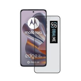   OBAL:ME 5D üveg kijelzővédő Motorola Edge 50 Neo készülékhez fekete