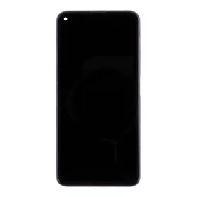   LCD kijelző + érintő modul + elülső burkolat Huawei Nova 5T készülékhez kék