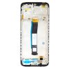 LCD kijelző + érintő egység + elülső tok a Xiaomi Redmi 10C készülékhez fekete