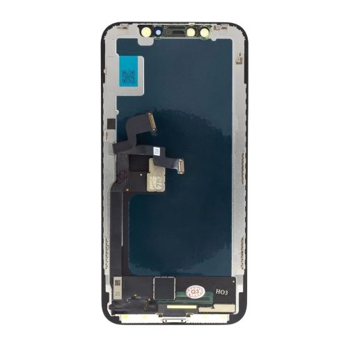 iPhone X készülékhez LCD kijelző + érintő egység H03i (AAA) fekete