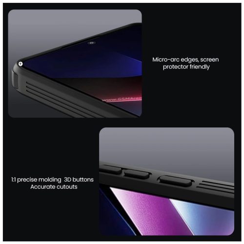 Nillkin CamShield PRO Magnetic kemény tok a Poco X7 Pro 5G készülékhez fekete