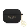 Guess 4G Charm szilikon tok AirPods Pro készülékhez fekete