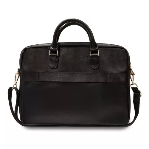 Guess PU Grained 4G Metal Logo laptop táska 15/16" fekete