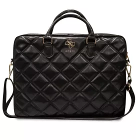 Guess PU Quilted 4G Metal Logo laptop táska 15/16 fekete