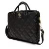 Guess PU Quilted 4G Metal Logo laptop táska 15/16 fekete