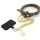 Guess keresztvállas pánt PU 4G lánc with Charm arany/barna