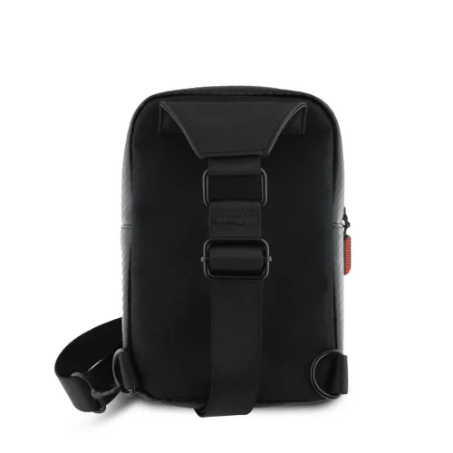 Red Bull PU Carbon Crossbody telefon táska fekete
