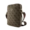 Guess PU 4G Triangle Logo táska 8" barna