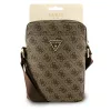 Guess PU 4G Triangle Logo táska 8" barna