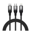 Nillkin Data Cable Swift Pro 3in1 1,5m adatkábel fekete