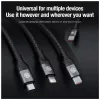 Nillkin Data Cable Swift Pro 3in1 1,5m adatkábel fekete