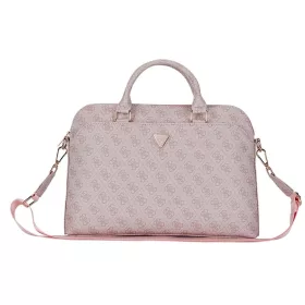 Guess PU 4G Triangle Logo laptop táska 13/14/15 rózsaszín