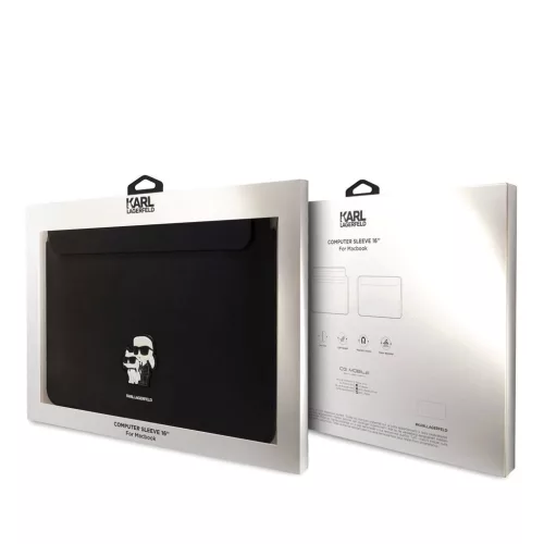 Karl Lagerfeld Saffiano Karl and Choupette számítógéptok 15/16" fekete