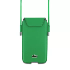 Lacoste PVC Iconic Petit Pique telefon táska XL zöld