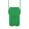 Lacoste PVC Iconic Petit Pique telefon táska XL zöld