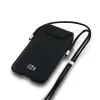 Lacoste PVC Iconic Petit Pique Telefon Tok XL fekete