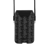 Lacoste PVC Blend Monogram telefon táska XL fekete