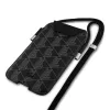 Lacoste PVC Blend Monogram telefon táska XL fekete