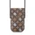 Guess PU 4G Peony Multicolor Telefon Táska Barna