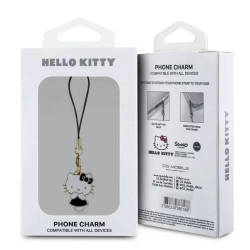 Hello Kitty Charm Kitty Cute fekete