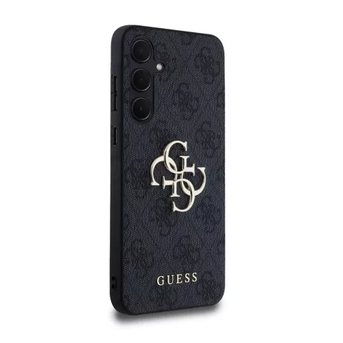 Guess PU 4G Metal Logo tok Samsung Galaxy A35 5G készülékhez szürke