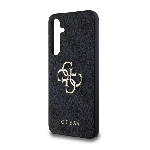 Guess PU 4G Metal Logo tok Samsung Galaxy A35 5G készülékhez szürke