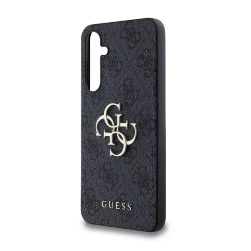 Guess PU 4G Metal Logo tok Samsung Galaxy A55 5G készülékhez szürke