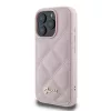 Guess PU bőr Quilted tok iPhone 16 Pro Max készülékhez rózsaszín