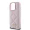 Guess PU bőr Quilted tok iPhone 16 Pro Max készülékhez rózsaszín