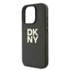 DKNY PU Leather Stack Logo csuklópántos tok iPhone 16 Pro Max készülékhez zöld