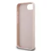 Guess PU 4G Strass Triangle Metal Logo tok iPhone 16e/17e készülékhez rózsaszín