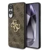 Guess PU 4G Metal Logo tok Samsung Galaxy S25 Edge készülékhez barna