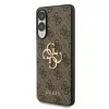 Guess PU 4G Metal Logo tok Samsung Galaxy S25 Edge készülékhez barna