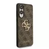 Guess PU 4G Metal Logo tok Samsung Galaxy S25 Edge készülékhez barna