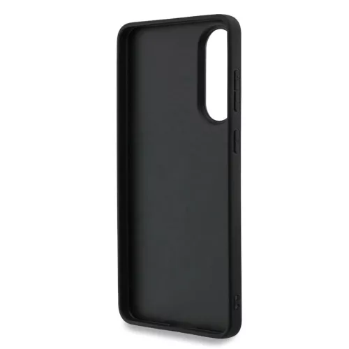 Guess PU 4G Metal Logo tok Samsung Galaxy S25 Edge készülékhez barna