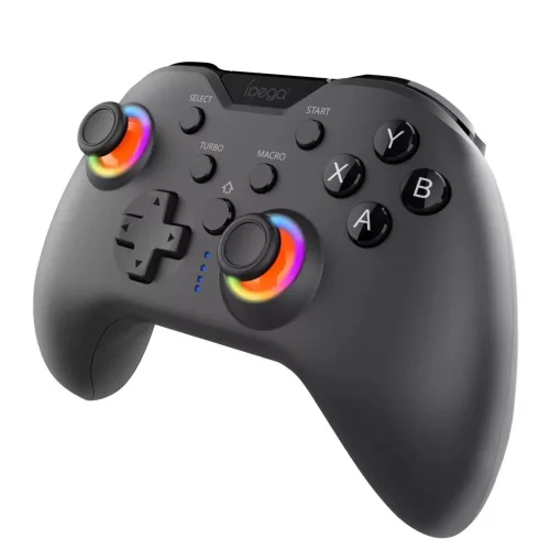 iPega 9111C Bluetooth RGB játékvezérlő Android/iOS/PS3/PS4/PC/N-Switch készülékhez fekete