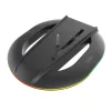 iPega P5S035SAH állvány (2xUSB-A, RGB-vel) PS5 Slim/PS5 Pro készülékhez fekete (Damage Package)