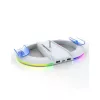 iPega P5S045 függőleges töltőállvány RGB világítással PS5 Slim/PS5 Pro készülékhez fehér (Damage Package)