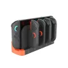 iPega SW2185 töltőállomás JoyCon kontrollerekhez Nintendo Switch 2 készülékhez fekete